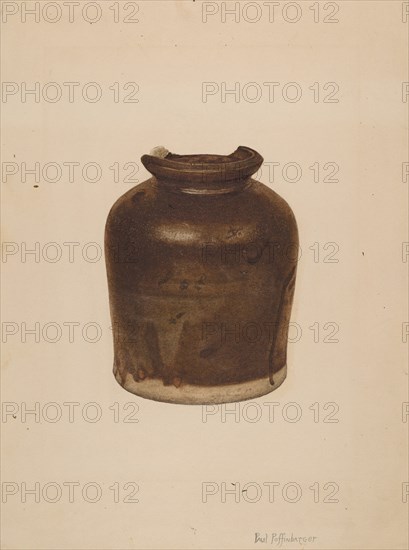 Fruit Jar, c. 1939. Creator: Paul Poffinbarger.