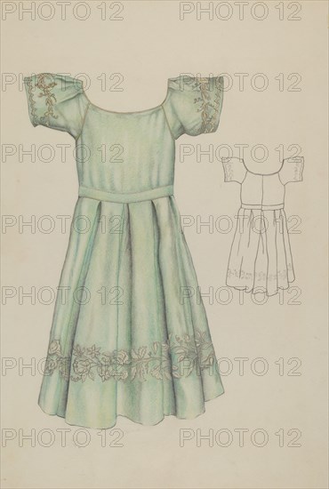 Child's Dress, c. 1937. Creator: Ray Price.