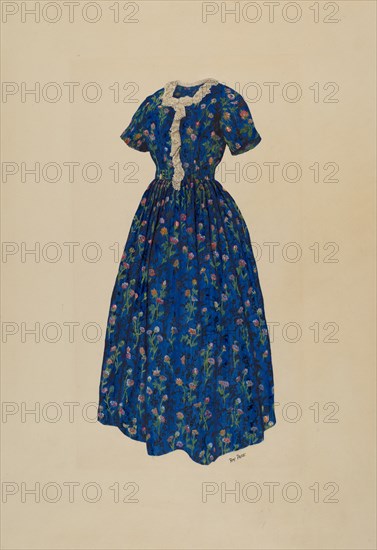 Dress, c. 1938. Creator: Ray Price.