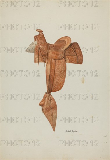 Saddle, c. 1940. Creator: Arthur P. Reynolds.