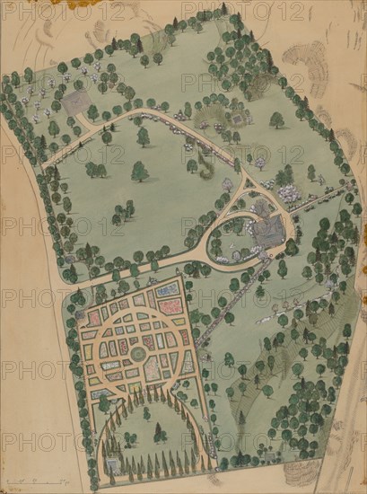 Jumel Estate, c. 1936. Creator: Virginia Richards.