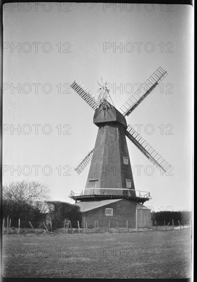 Black Mill, Barham Downs, Adisham, Canterbury, Kent, 1929. Creator: Francis Matthew Shea.