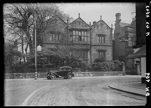 Manor Club, Manor Square, Otley, Leeds, 1942. Creator: George Bernard Wood.