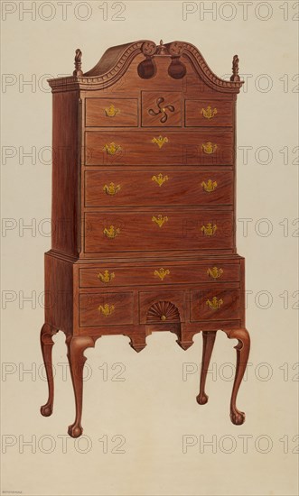 Highboy, c. 1939. Creator: Lorenz Rothkrantz.