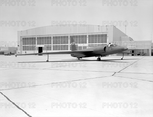 U-2 spy plane with fictitious NASA markings, USA, 1960.  Creator: NASA.