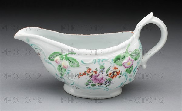 Sauceboat, Derby, 1760/70. Creator: Derby Porcelain Manufactory England.