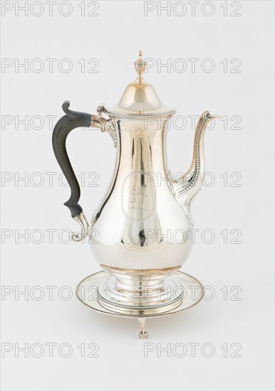 Coffee Pot and Stand, London, 1786. Creator: Hester Bateman.