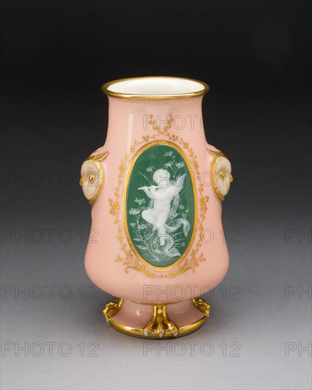 Vase, Stoke on Trent, 1880/90. Creator: Minton.