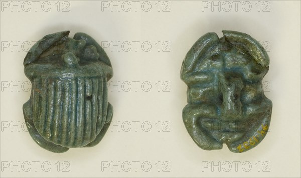 Scarab, Egypt, Late Period, Dynasty 26 (664-525 BCE). Creator: Unknown.