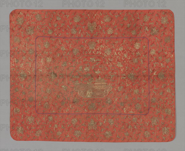 K'ang Cover, China, Qing dyansty (1644-1911), 1800/50. Creator: Unknown.