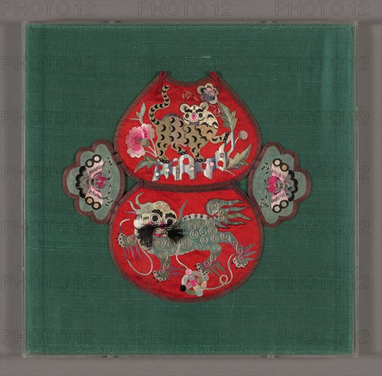 Child's Collar, China, Qing dynasty (1644- 1911), late 19th century. Creator: Unknown.