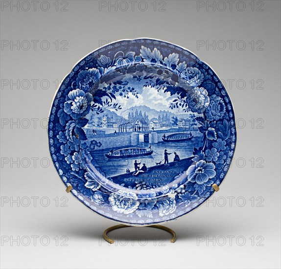 Plate, 1790/1818. Creator: Enoch Wood & Sons.