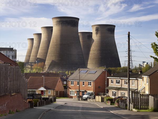 Ferrybridge C Power Station, West Yorkshire, 2018. Creator: James O Davies.