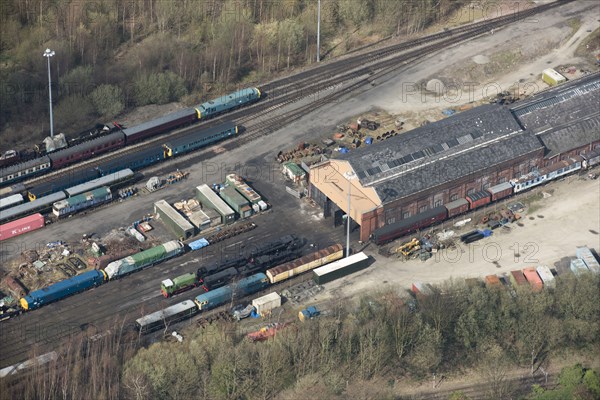 East Lancashire Railway Buckley Wells rail depot and workshop, Bury, 2019. Creator: Historic England.