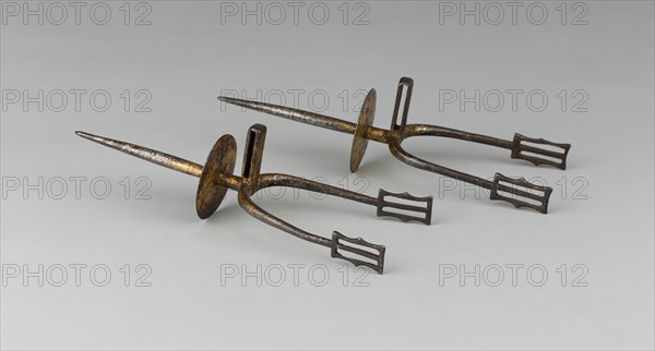 Pair of Prick Spurs, Algeria, 18th/19th century.