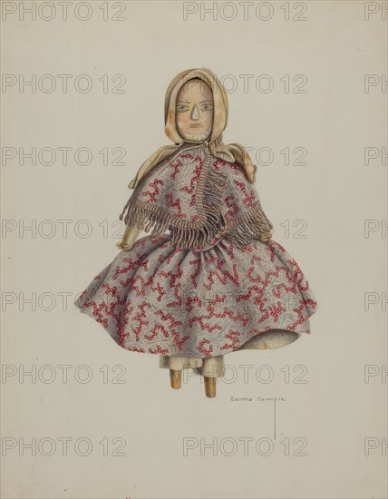 Wooden Doll, c. 1938.