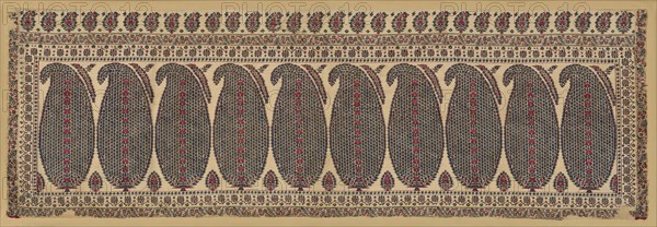 Shawl End, India, c. 1805-10.