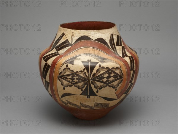 Polychrome Jar, c. 1880.