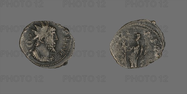 Coin Portraying Emperor Tetricus, 271-274.