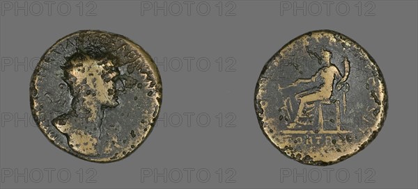 Dupondius (Coin) Portraying Emperor Hadrian, 117-138.