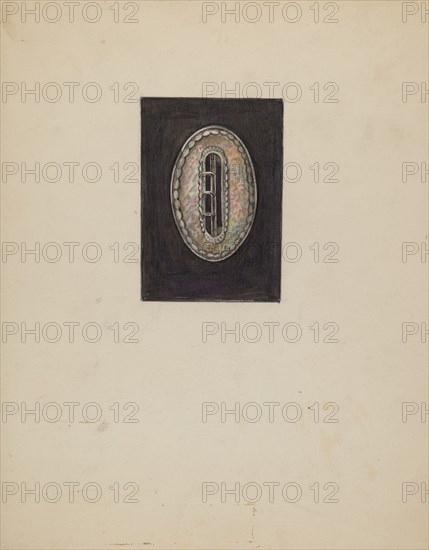 Dress Buckle, c. 1936.