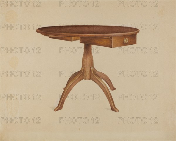 Table, 1937.