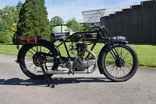 1927 AJS Big Port motorcycle. Creator: Unknown.