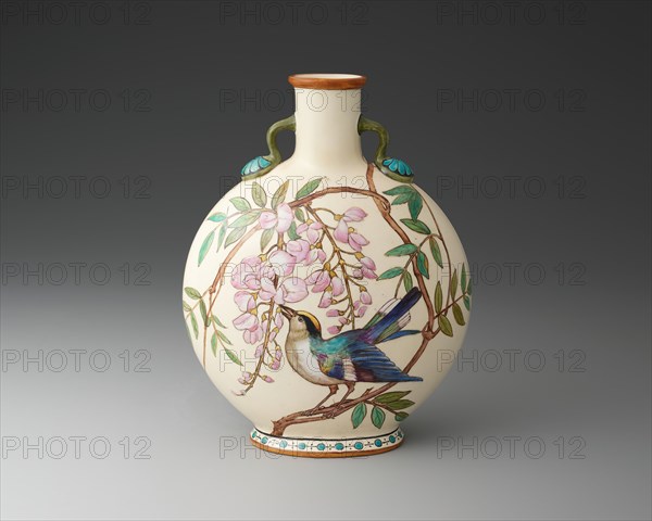 Moon Flask, London, 1871. Creator: Minton.