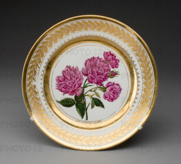 Dessert Plate, Moscow, 1826. Creator: Prince Iusupov Porcelain Factory.