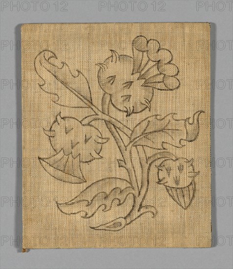 Needlework Pattern, England, 17th century. Creator: Unknown.