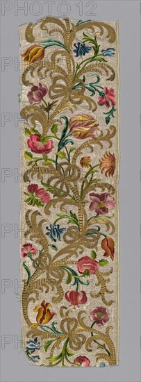 Fragment (Needlework), Europe, 1750/1800. Creator: Unknown.