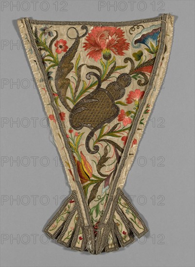 Stomacher, France, 18th century. Creator: Unknown.