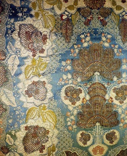 Panel (Dress Fabric), France, c. 1725. Creator: Unknown.