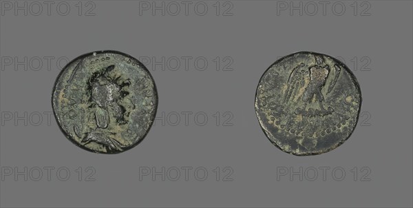 Coin Depicting the Head of a Man, 27 BCE-14 CE. Creator: Unknown.