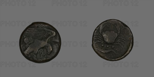 Coin Depicting an Eagle, about 472/406 BCE. Creator: Unknown.