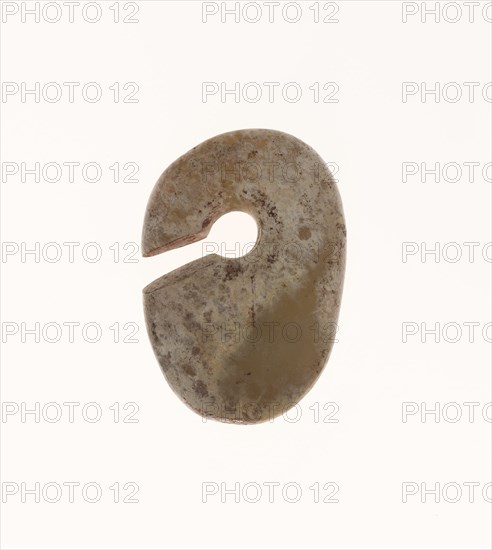 Slit Oval Ring (jue), Neolithic period, 5th/4th millennium B.C. Creator: Unknown.