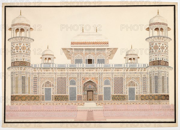 I'timad-ud-Daula's Tomb at Agra, c. 1820. Creator: Unknown.