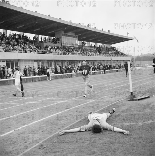 Copthall Stadium, Hendon, Barnet, London, 25/06/1966. Creator: John Laing plc.