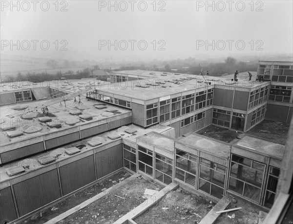County High School, Gedling Road, Arnold, Gedling, Nottinghamshire, 23/02/1959. Creator: John Laing plc.