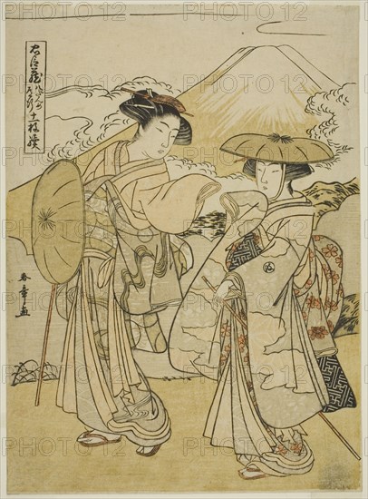 Act Eight: Bridal Journey, from the play "Treasury of Loyal Retainers (Chushingura)", Japan, c. 1779/80.