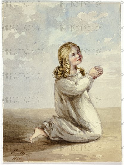 Child Praying, 1848.