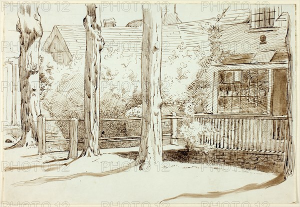 House and Old Trees, n.d.