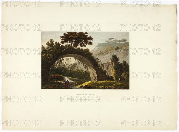 Bridge of Varus, plate twenty-eight from Ruins of Rome, published February 20, 1798.