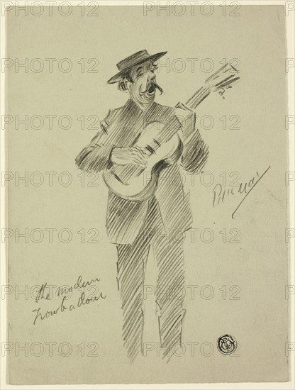 The Modern Troubadour, n.d. Creator: Philip William May.