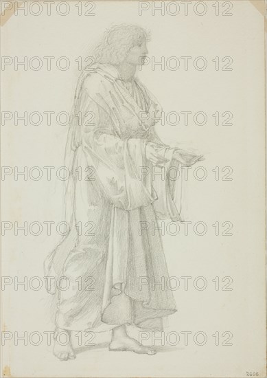 Draped Standing Male Figure, c. 1873-77.