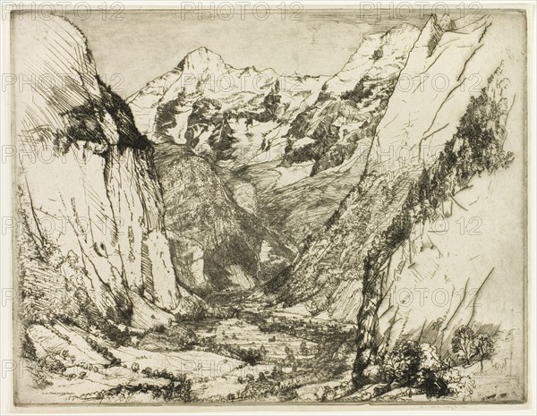 The Lauterbrunnen, 1908.