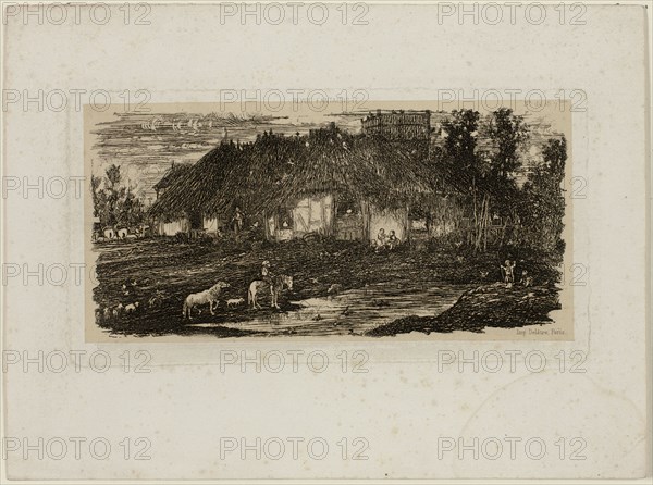 Farmyard, from Revue Fantaisiste, 1861.