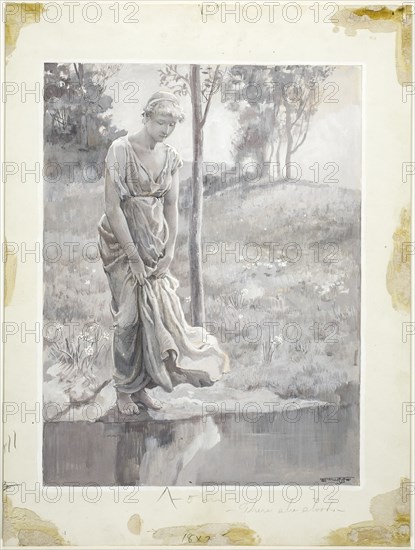 By a Clear Pool, Wherein She Passioned to See Herself, 1885.