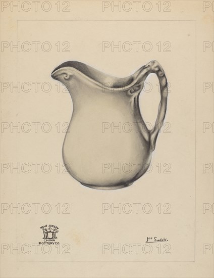 Pitcher, c. 1937.