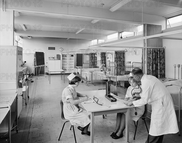 West Cumberland Hospital, Homewood Road, Homewood, Whitehaven, Copeland, Cumbria, 1964. Creator: John Laing plc.